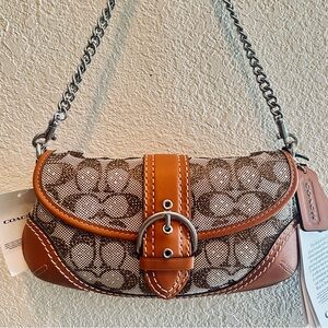 Coach Signature Jaquard Crystal Soho 25